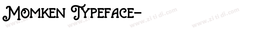 Momken Typeface字体转换